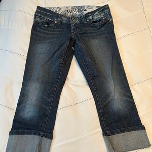 Guess brand capri jeans